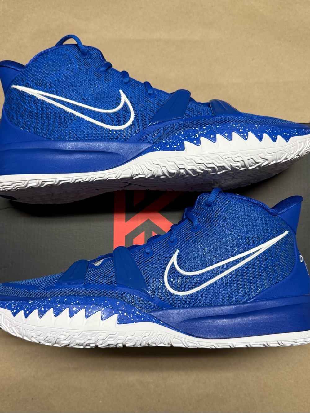 Nike Kyrie 7 TB Promo Game Royal Men’s size 14 Basketball Shoes Rare NEW!